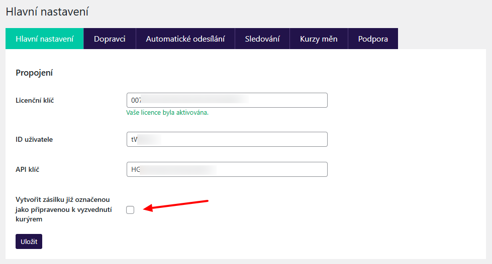 Plugin Toret ybox24 - nastavení automatického objednání svozu
