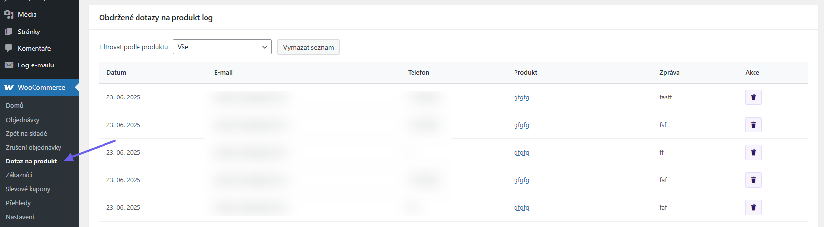 Toret Toolkit Plugin - Product Enquiry log