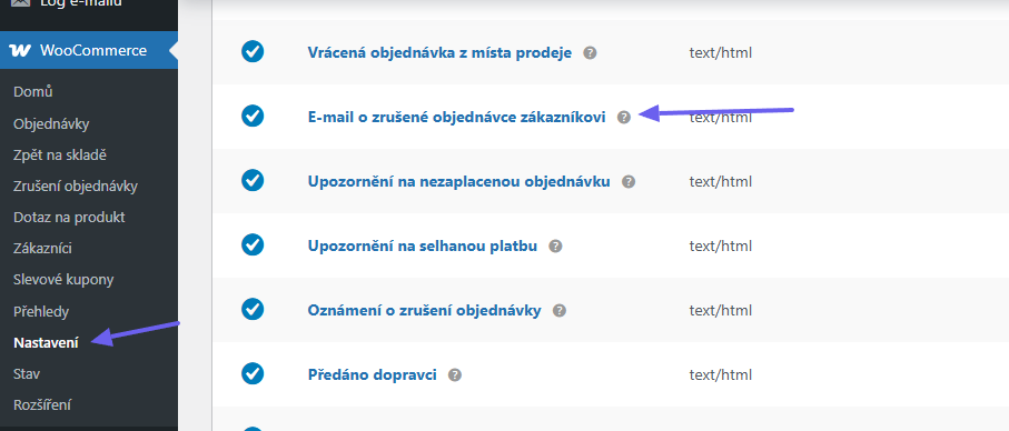 Toret Toolkit Plugin - cancelled order email settings